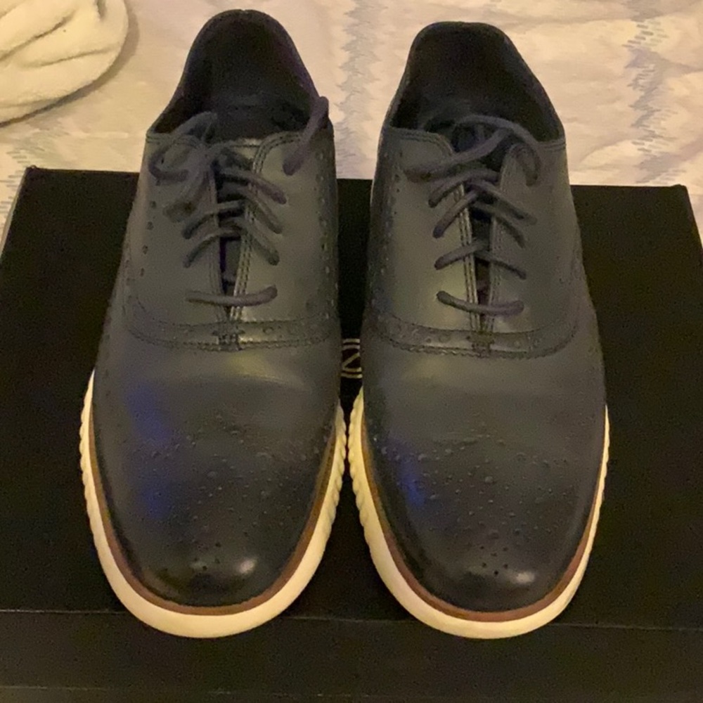 Cole haan size 11 blue wig tips.